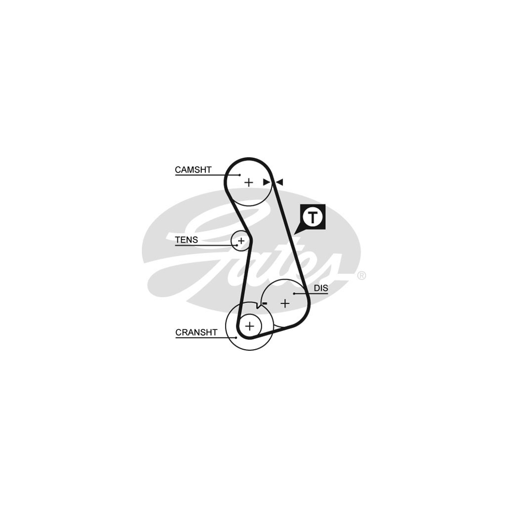 Ремінь ГРМ Gates 5308XS - зображення 1