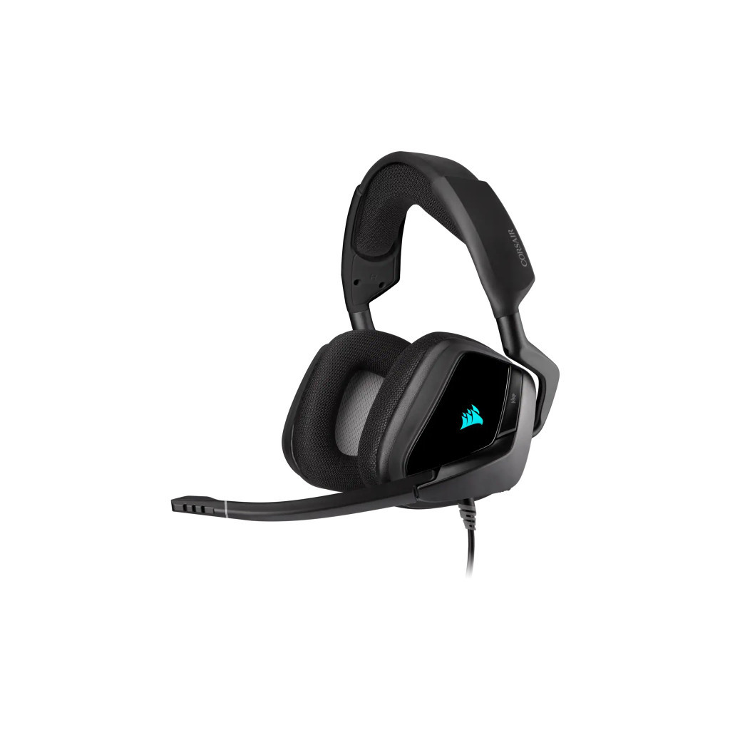 Навушники Corsair Void RGB Elite USB Premium with 7.1 Surround Sound Carbon (CA-9011203-EU) - зображення 1