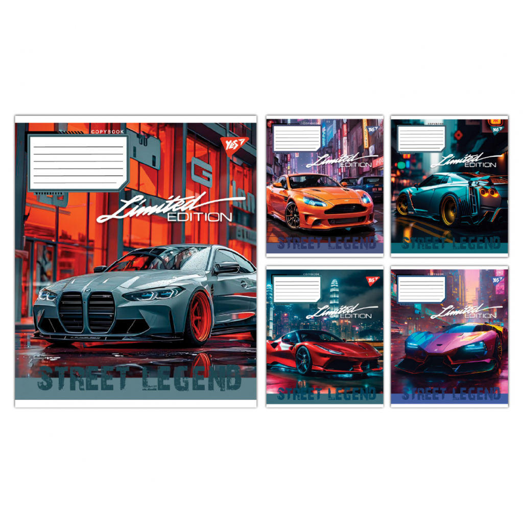 Зошит Yes Sreet legend А5 60 аркушів клітинка (767912) - зображення 1
