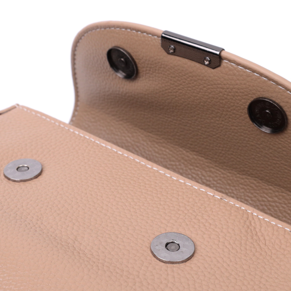 Сумка Vintage З натуральної шкіри Бежева (22373) - зображення 6