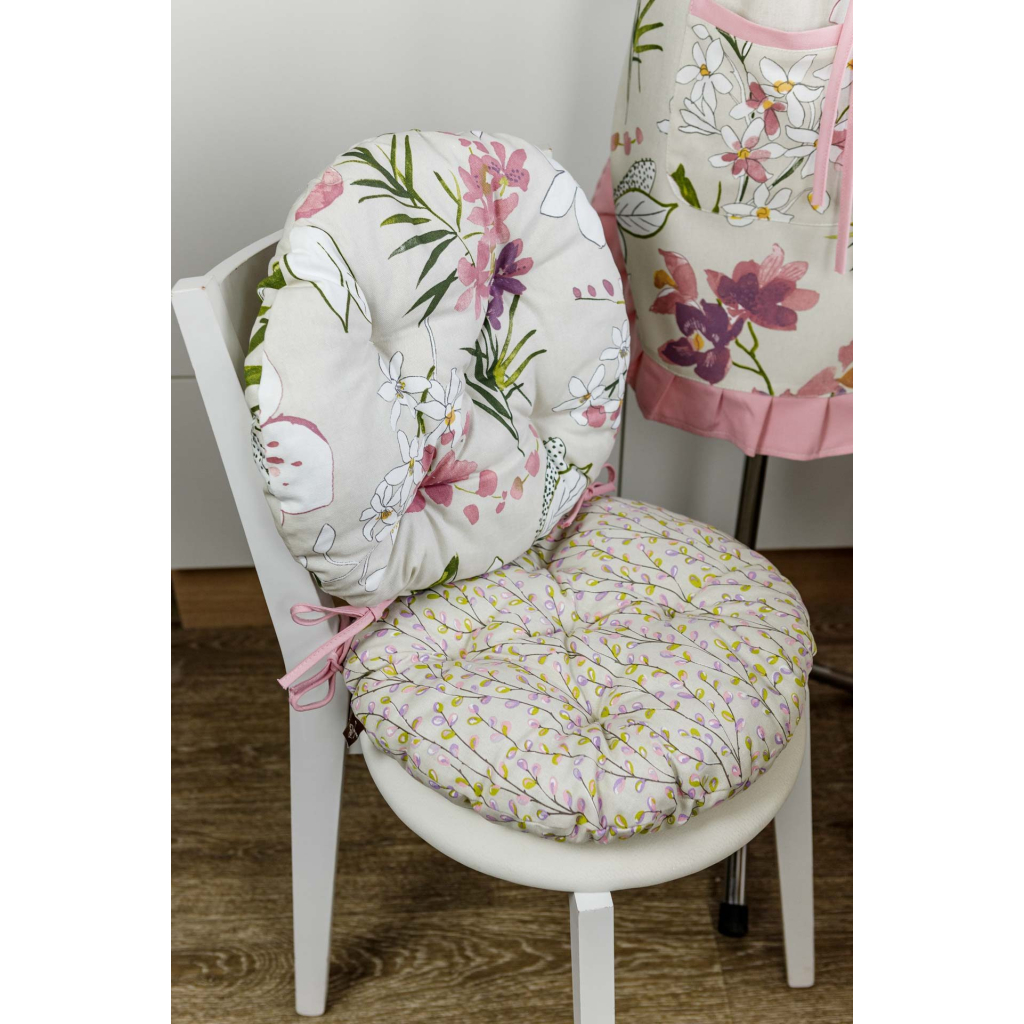 Подушка на стілець Прованс Гілочка D-40 (4823093449497) - зображення 3