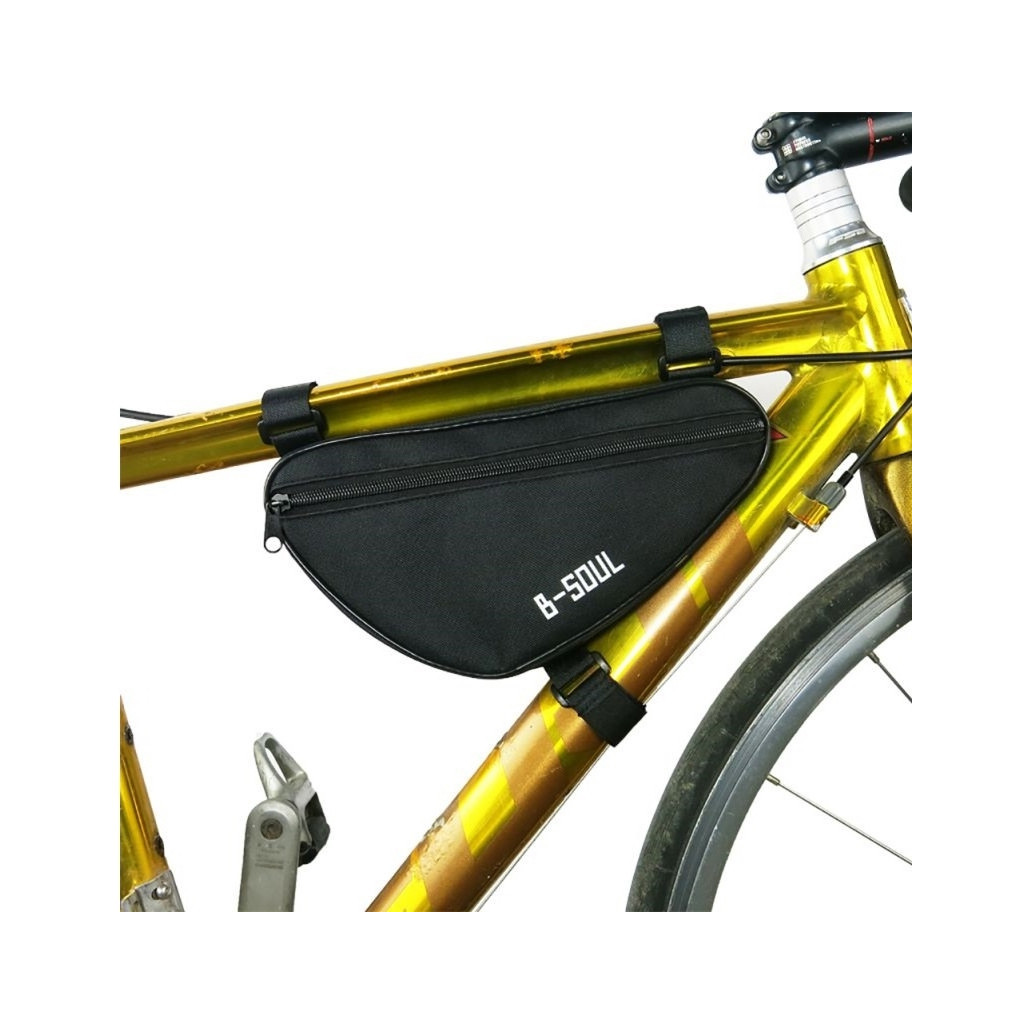 Велосумка нарамна Bravvos BC-BG065 26x13x7 cm Black (BIB-047) - зображення 3