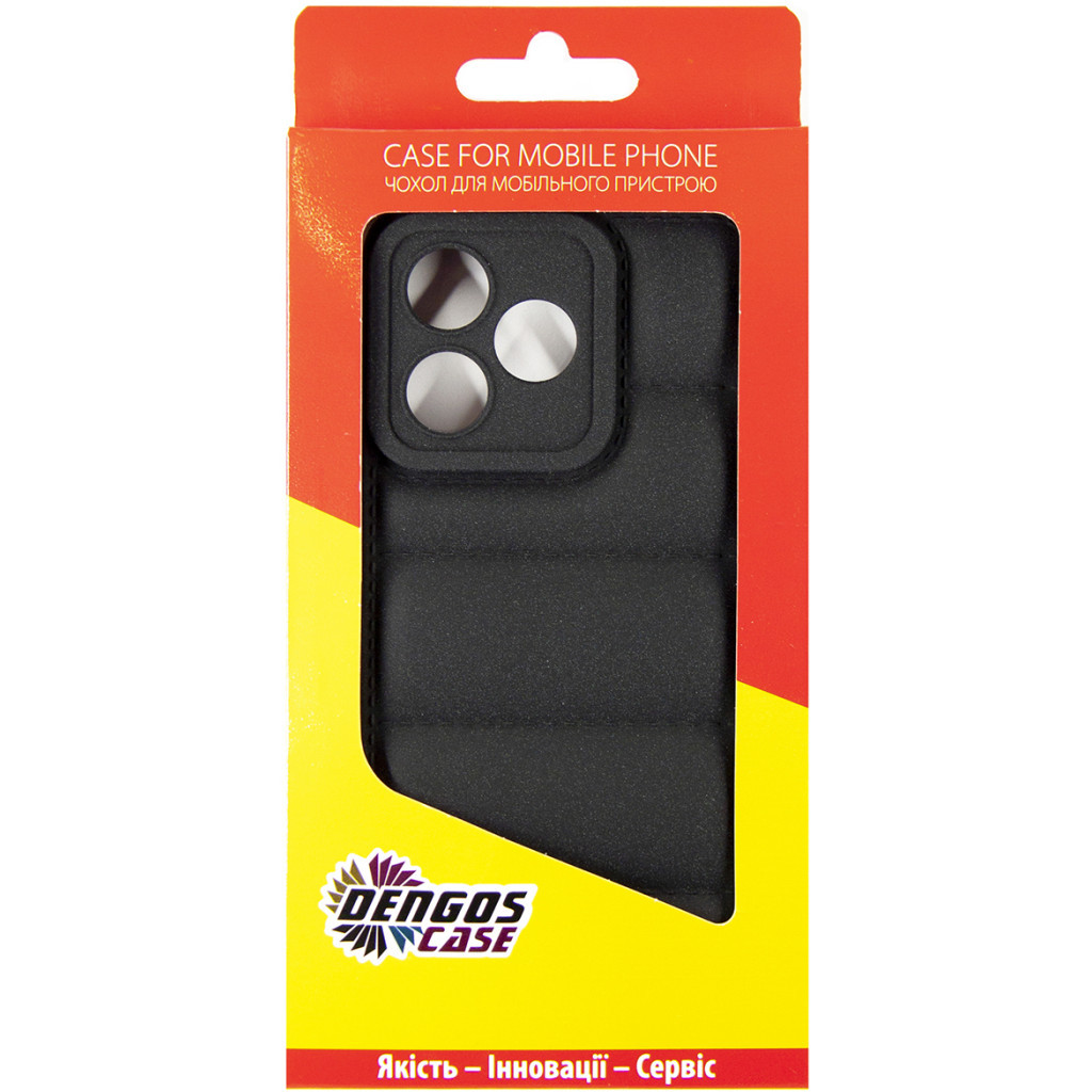 Чохол до мобільного телефона Dengos Soft Realme C53 (black) (DG-TPU-SOFT-45) - зображення 6
