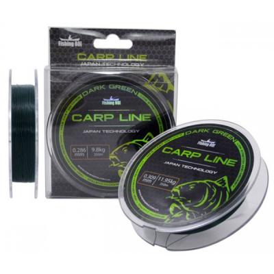 Волосінь Fishing ROI Carp Line Dark Green 350м 0,37мм 15.80кг (152-6-37) - зображення 1