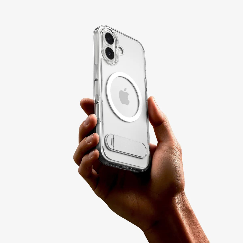 Чохол до мобільного телефона Spigen Ultra Hybrid S MagFit iPhone 17 Clear White (ACS09981) - зображення 9