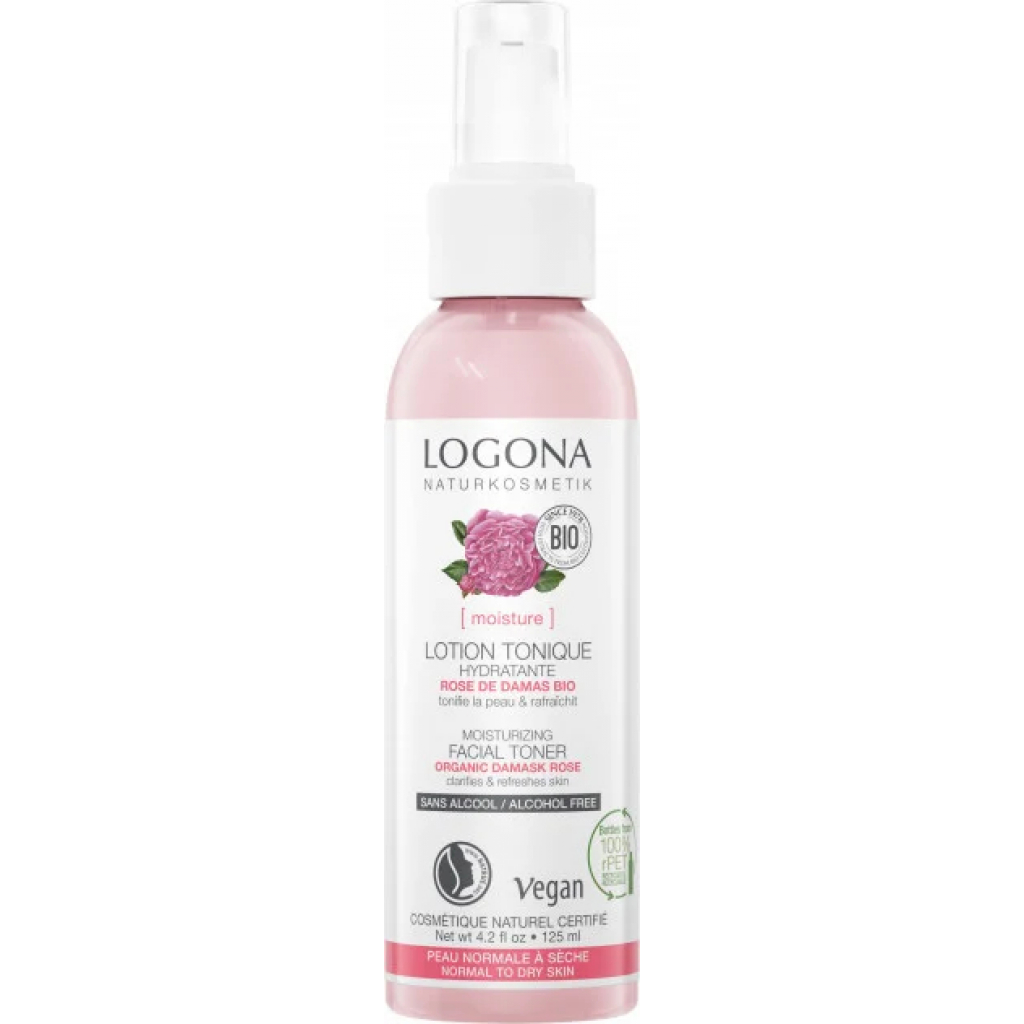 Тонік для обличчя Logona Троянда очисний для сухої та чутливої шкіри 125 мл (4017645043084) - зображення 1