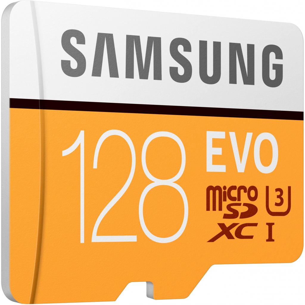 Карта пам'яті Samsung 128GB microSD class 10 UHS-I U3 Evo (MB-MP128GA/APC) - зображення 3