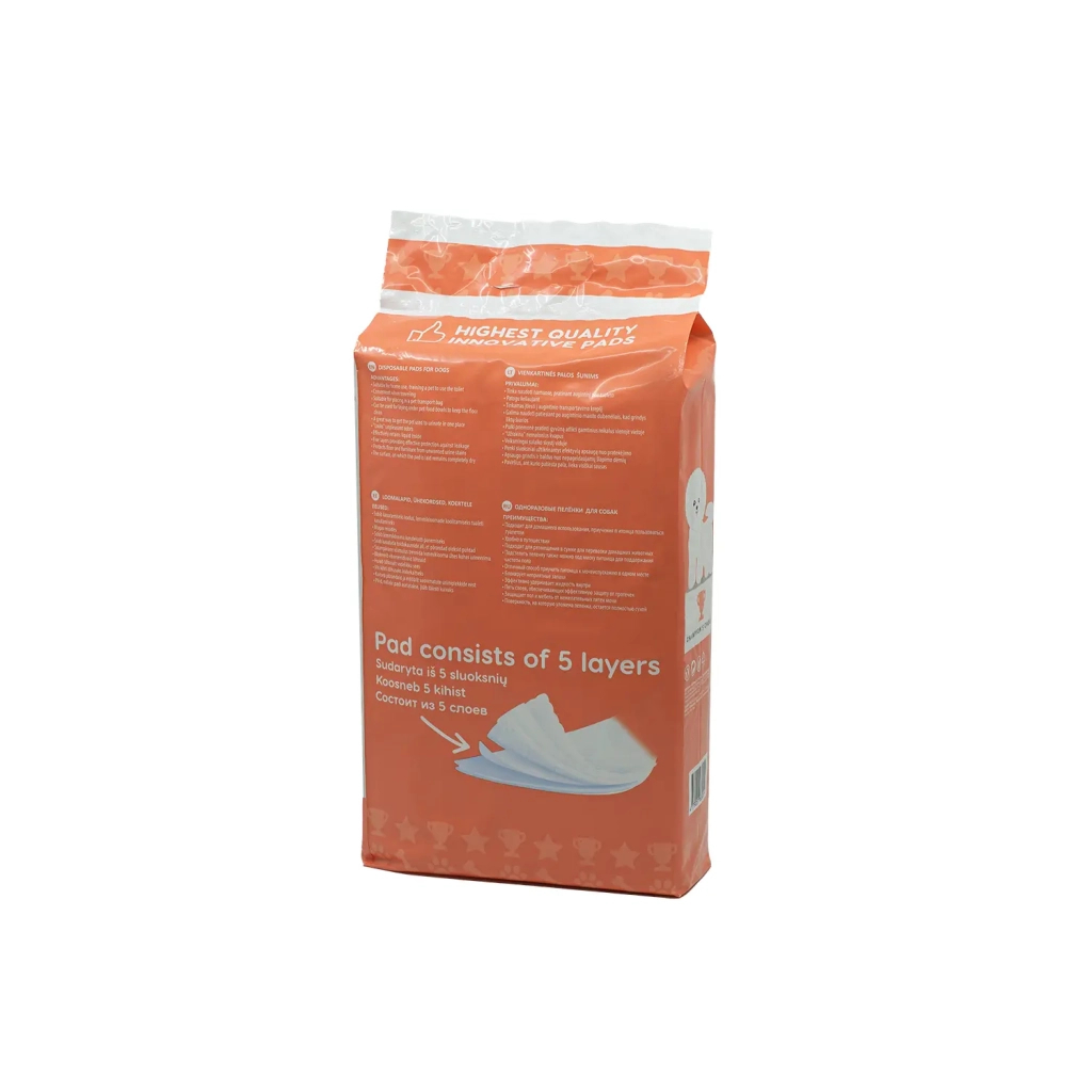 Пелюшки для собак MISOKO&CO з ароматом лимона 60х90 см 10 шт (SHAMSK63055) - изображение 3