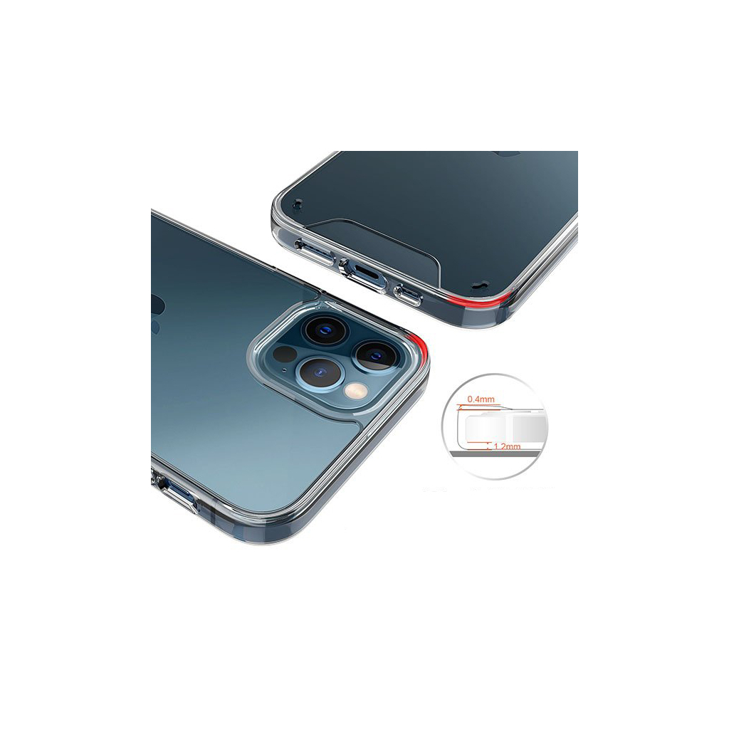 Чохол до мобільного телефона BeCover Space Case Apple iPhone 12 / 12 Pro Transparancy (707793) - зображення 5