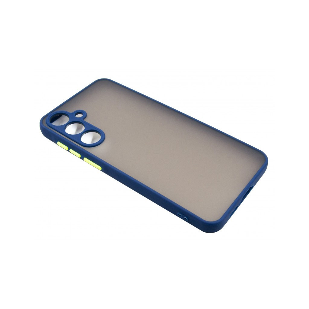 Чохол до мобільного телефона Dengos Matte Samsung Galaxy A55 5G (Blue) (DG-TPU-MATT-143) - зображення 3