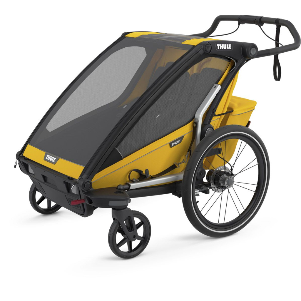 Коляска Thule Chariot Sport Double (Spectra Yellow) (TH 10201024) - зображення 3