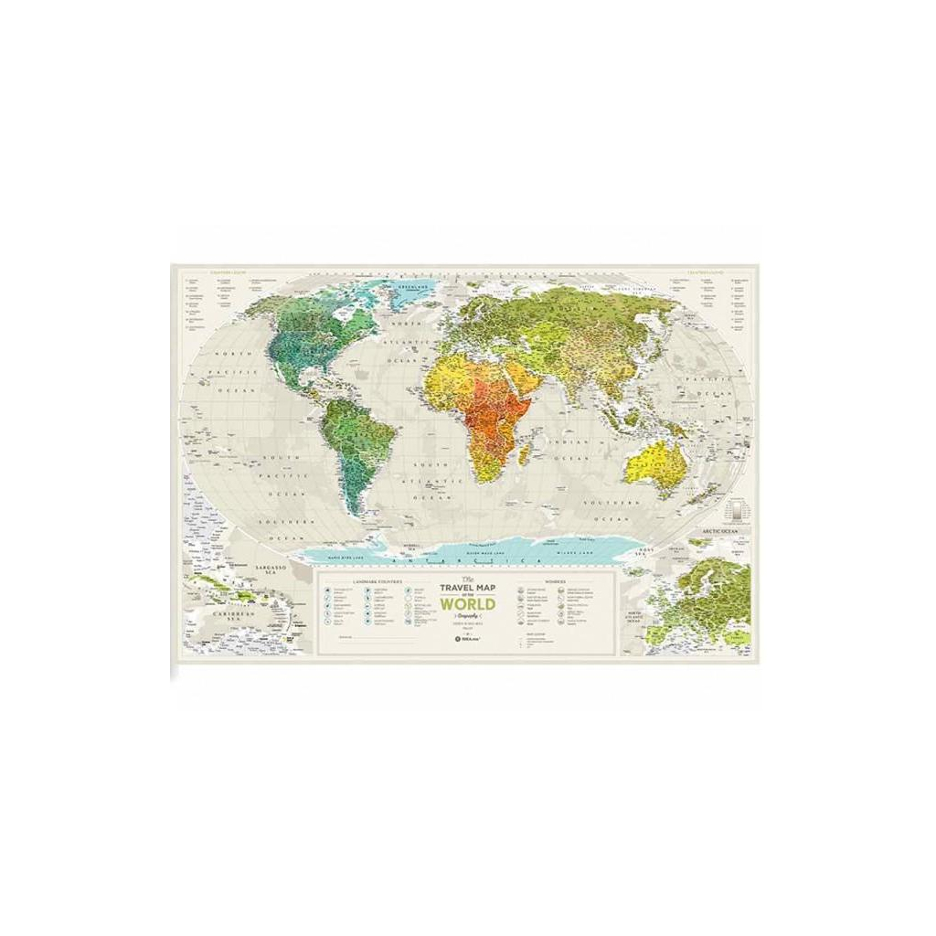 Скретч карта 1DEA.me Travel Map Geography World (13029) - изображение 2