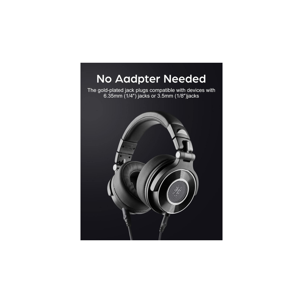 Навушники OneOdio Monitor 60 3,5мм/6,35мм Black (Monitor 60 Black) - зображення 5