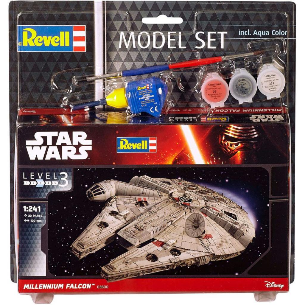 Збірна модель Revell Зіркові війни Космічний корабель Millennium Falcon 1:241 (63600) - зображення 1