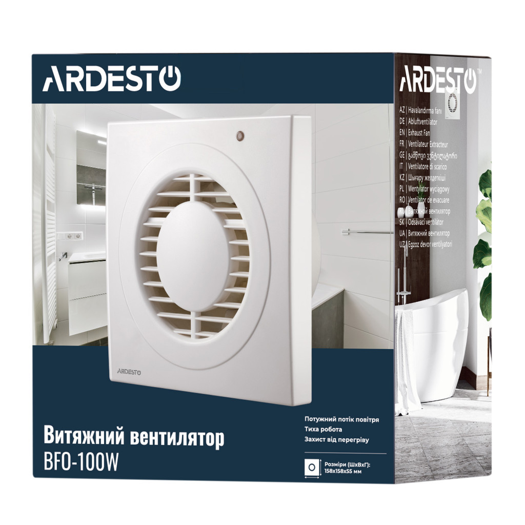 Витяжний вентилятор Ardesto BFO-100W - picture 7