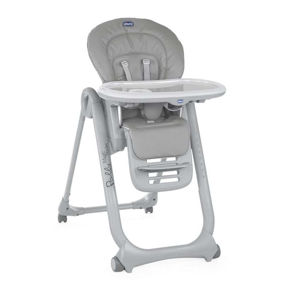 Стілець для годування Chicco Polly Magic Relax New сірий (79502.05) - зображення 1
