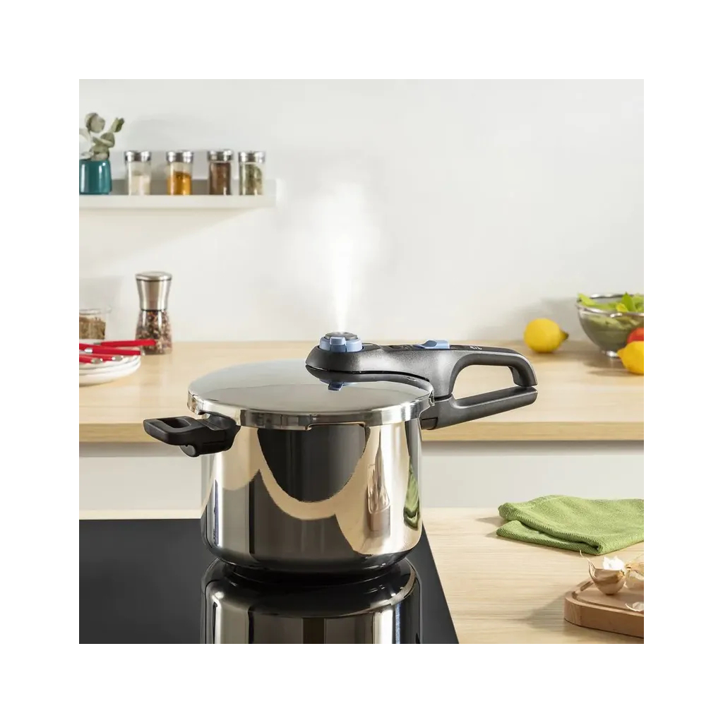 Каструля Tefal Secure Trendy, 4л, (скороварка) з паровим кошиком (P2580402) - picture 5