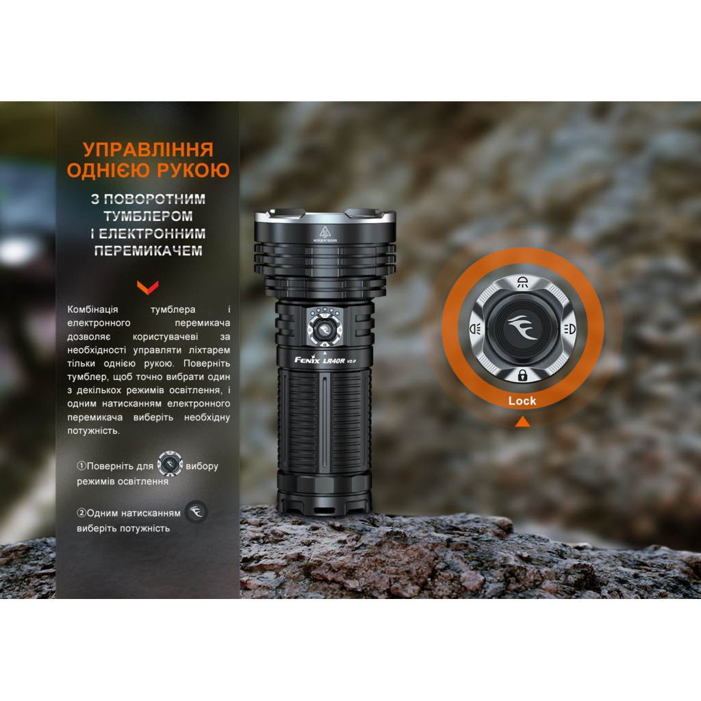 Ліхтар Fenix LR40R V2.0 (LR40RV20) - зображення 6