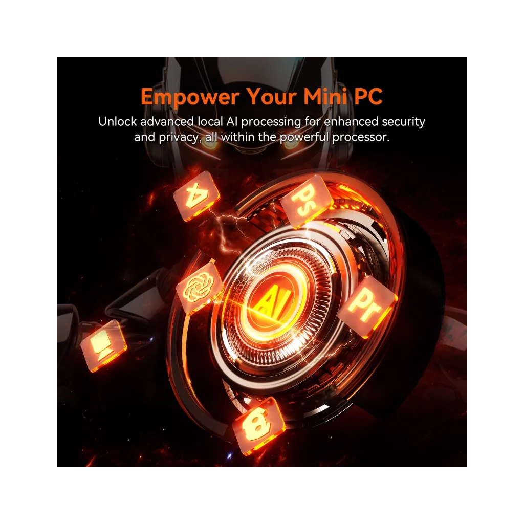 Комп'ютер GEEKOM Mini PC A8 / Ryzen7 8745HS, 32, 1TB, Radeon 780M, W11Pro (GMA8R78745HS-321T-EU) - зображення 7