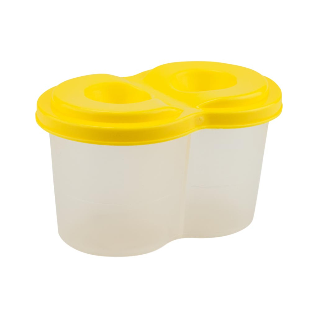 Стакан-непроливайка Kite подвійний, жовтий (K17-1142-08) - изображение 1