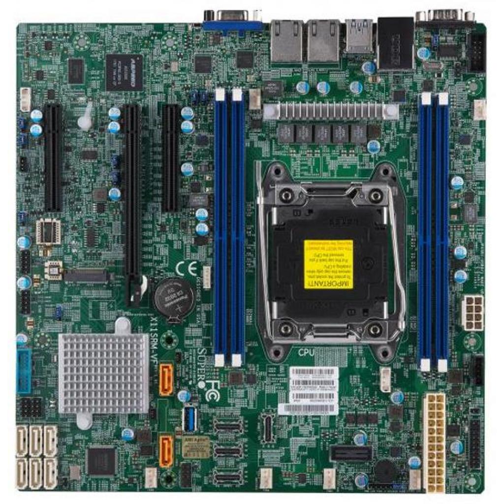 Серверна материнська плата Supermicro X11SRM-VF - зображення 1