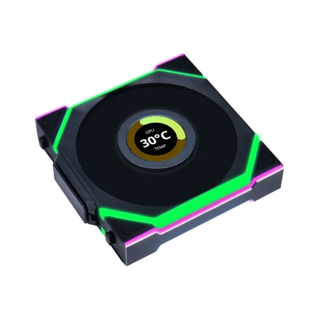 Кулер до корпусу Lian Li Uni Fan SL WIRELESS 120-3 REVERSE BLAD (G99.12RSL1W3B.00) - зображення 3