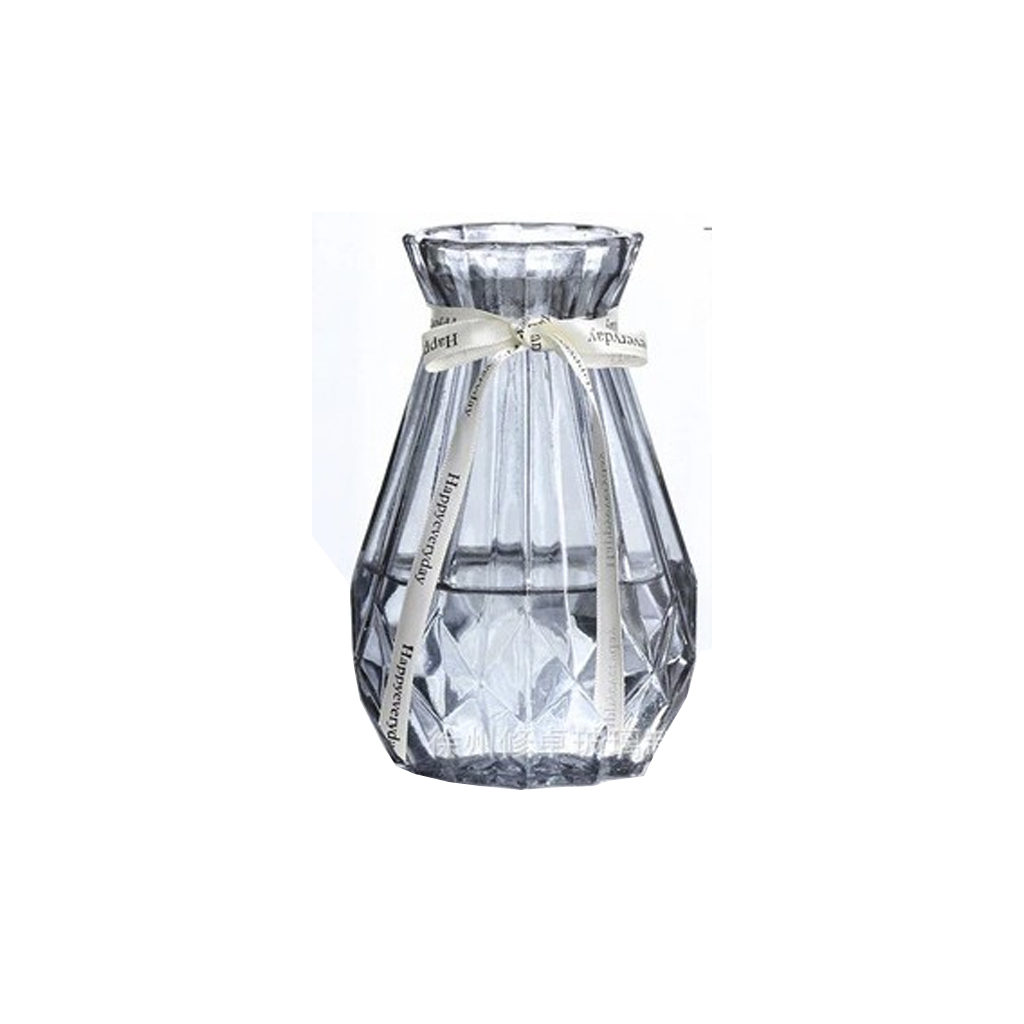 Ваза Viva Berryl 18 см Димчато-сіра (6841698) - зображення 1