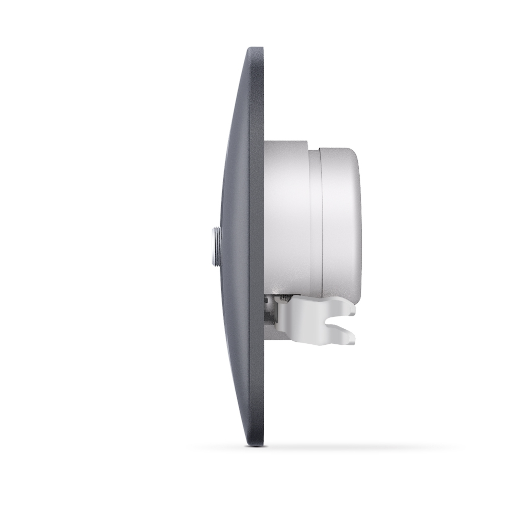 ТВ розетка Videx BINERA TV одинарна телевізійна чорні (VF-BNSK2TVSATE-BG) - зображення 3