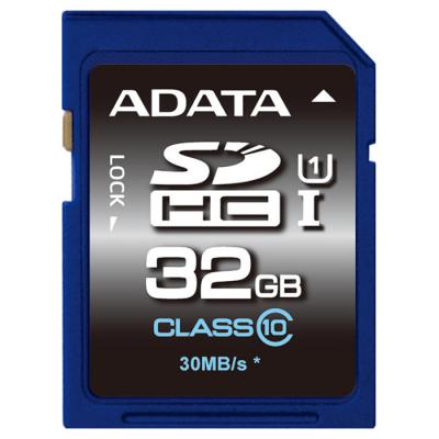 Карта пам'яті ADATA 32GB SDHC class 10 UHS-I (ASDH32GUICL10-R) - зображення 1