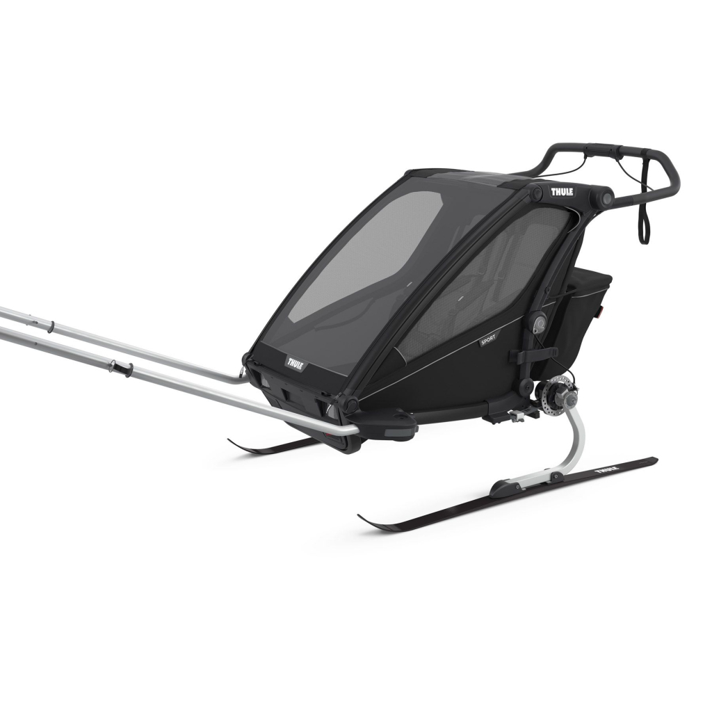 Коляска Thule Chariot Sport Double (Midnight Black) (TH 10201023) - зображення 8