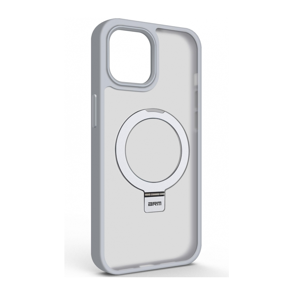 Чохол до мобільного телефона Armorstandart Unit Stand Apple iPhone 15 Plus Grey (ARM70575) - зображення 1