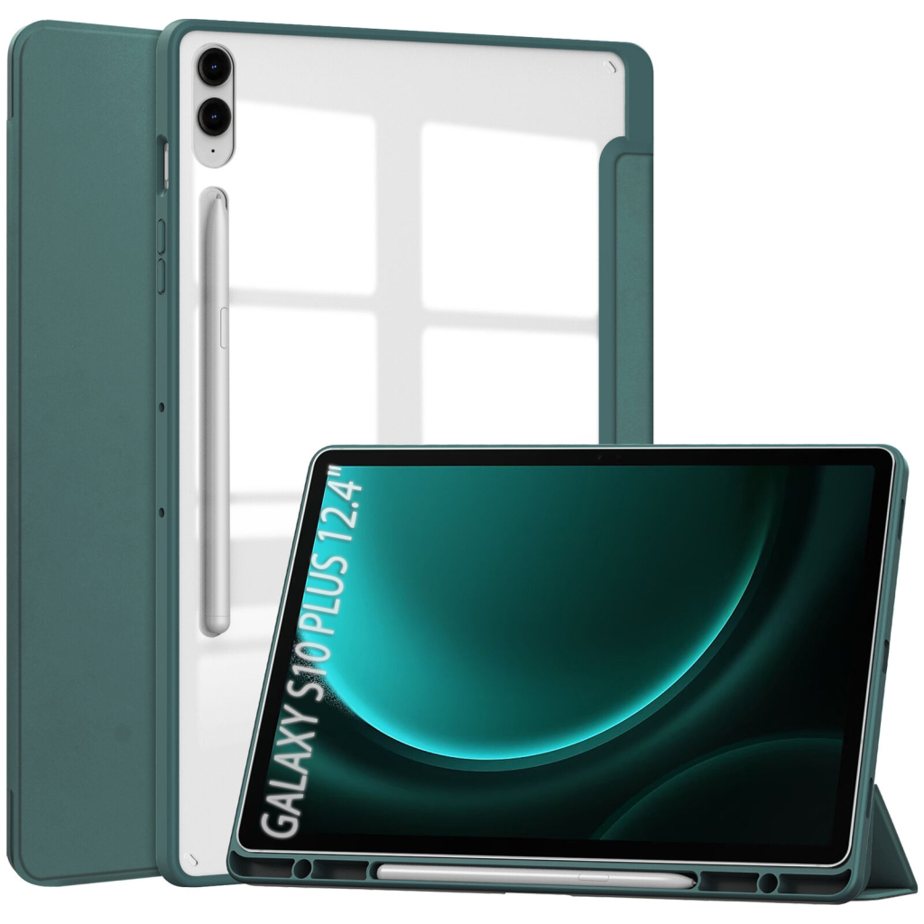 Чохол до планшета BeCover Soft Edge Samsung Galaxy Tab S10 Plus (SM-X820/SM-X826) 12.4" Dark Green (712254) - зображення 1