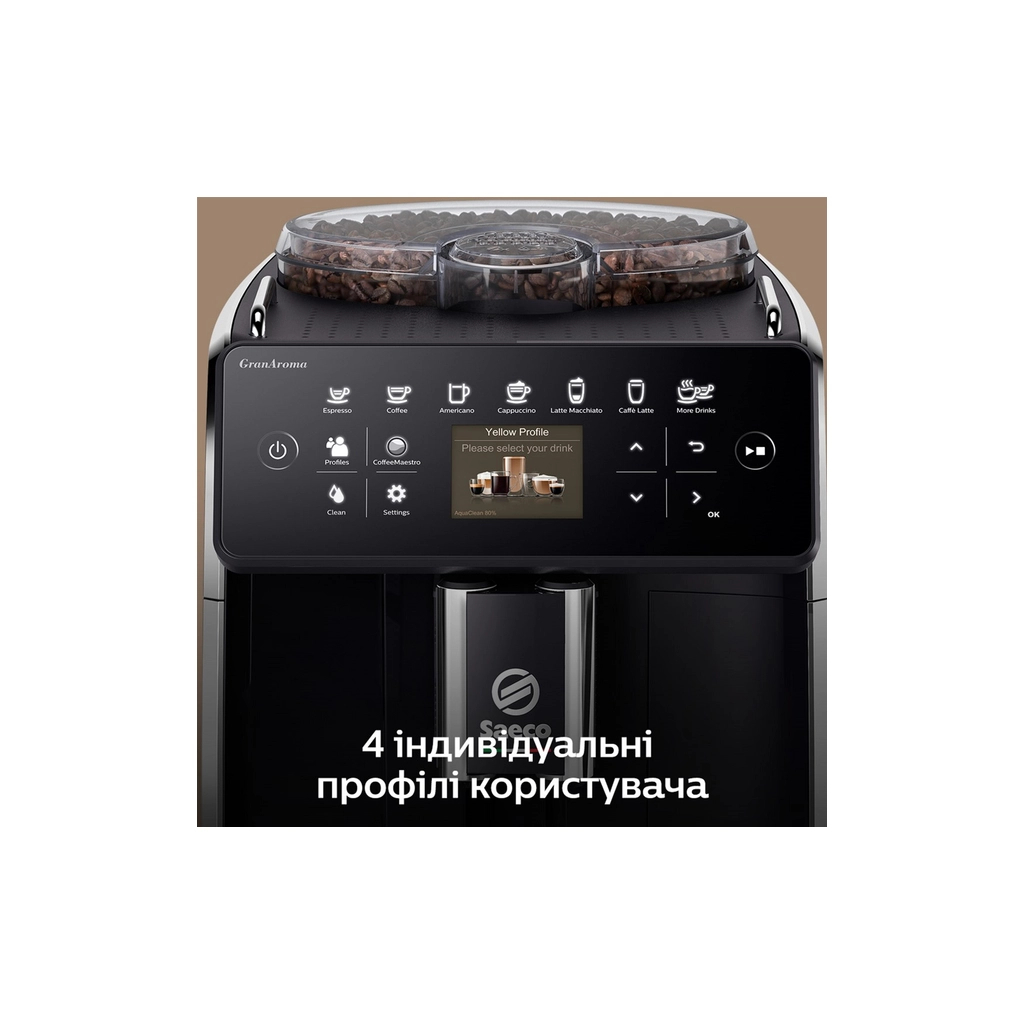 Кавомашина Saeco GranAroma SM 6480/00 (SM6480/00) - изображение 8
