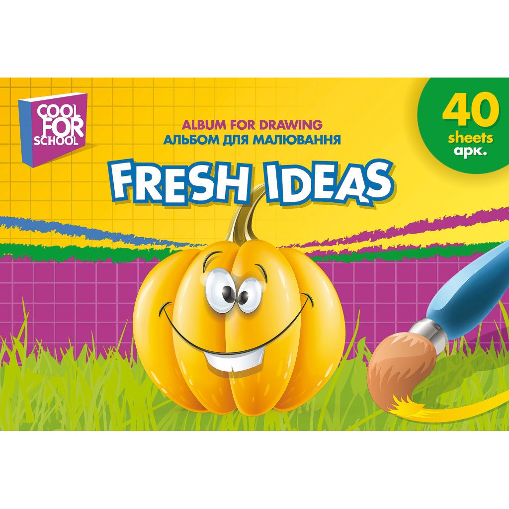 Альбом для малювання Cool For School на пружині, 40 аркушів (CF60904-01) - зображення 1