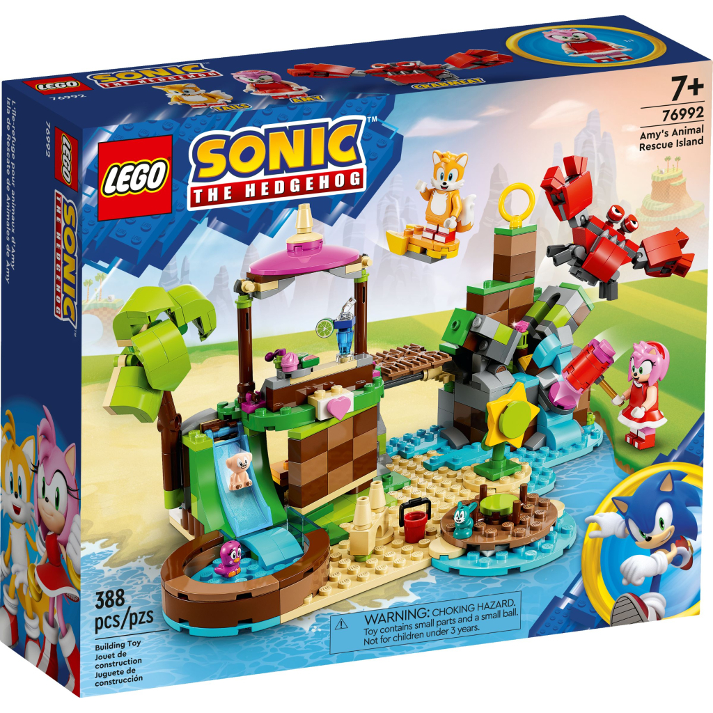 Конструктор LEGO Sonic the Hedgehog Острів Емі для порятунку тварин 388 деталей (76992) - зображення 1