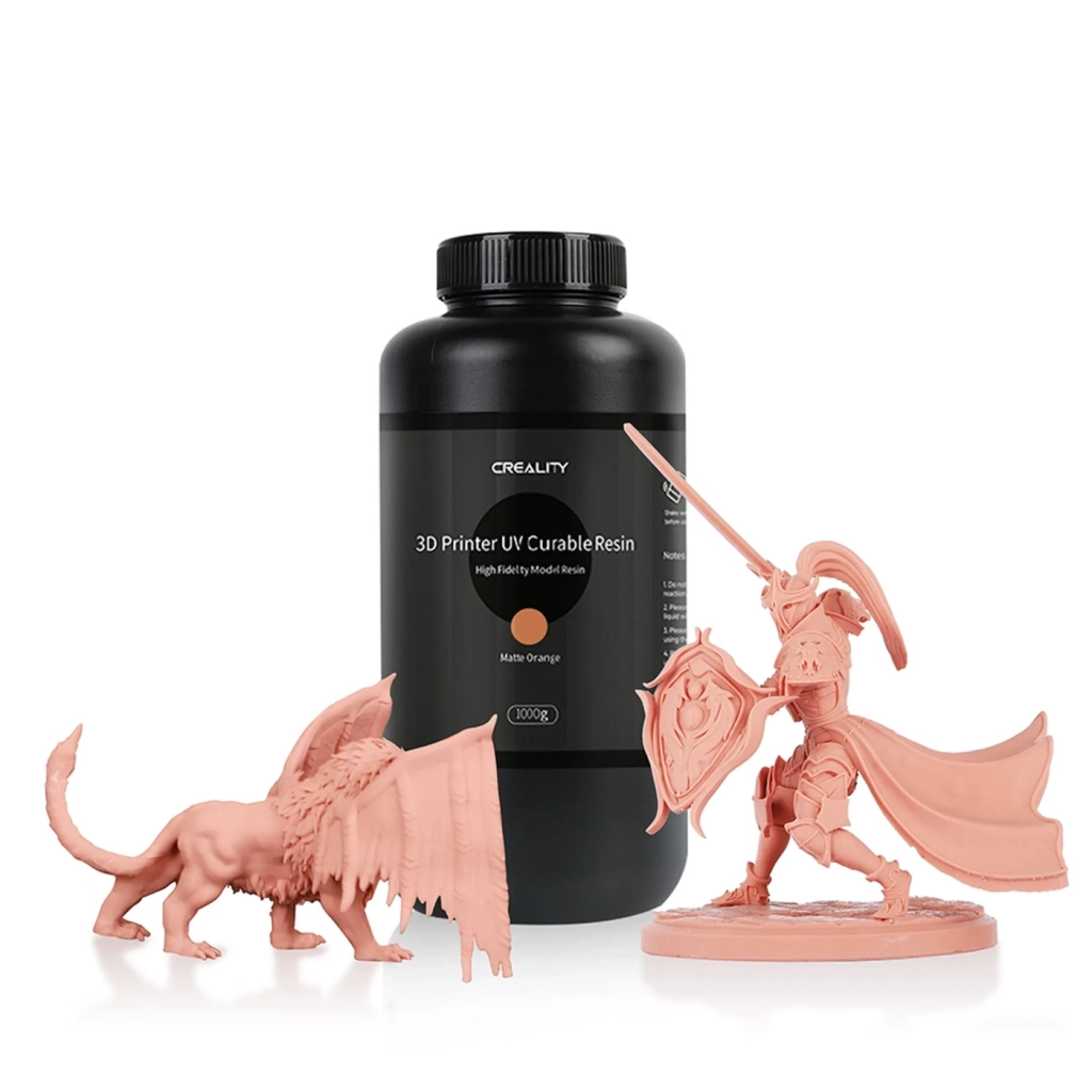 Фотополімерна смола Creality Resin, High Fidelity Model, 1кг, orange (3302020093) - зображення 1