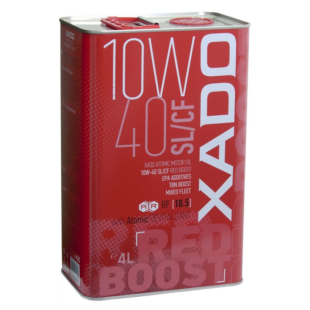 Моторна олива Xado 10W-40 SL/CF, Red Boost 4 л (ХА 26244) - зображення 1