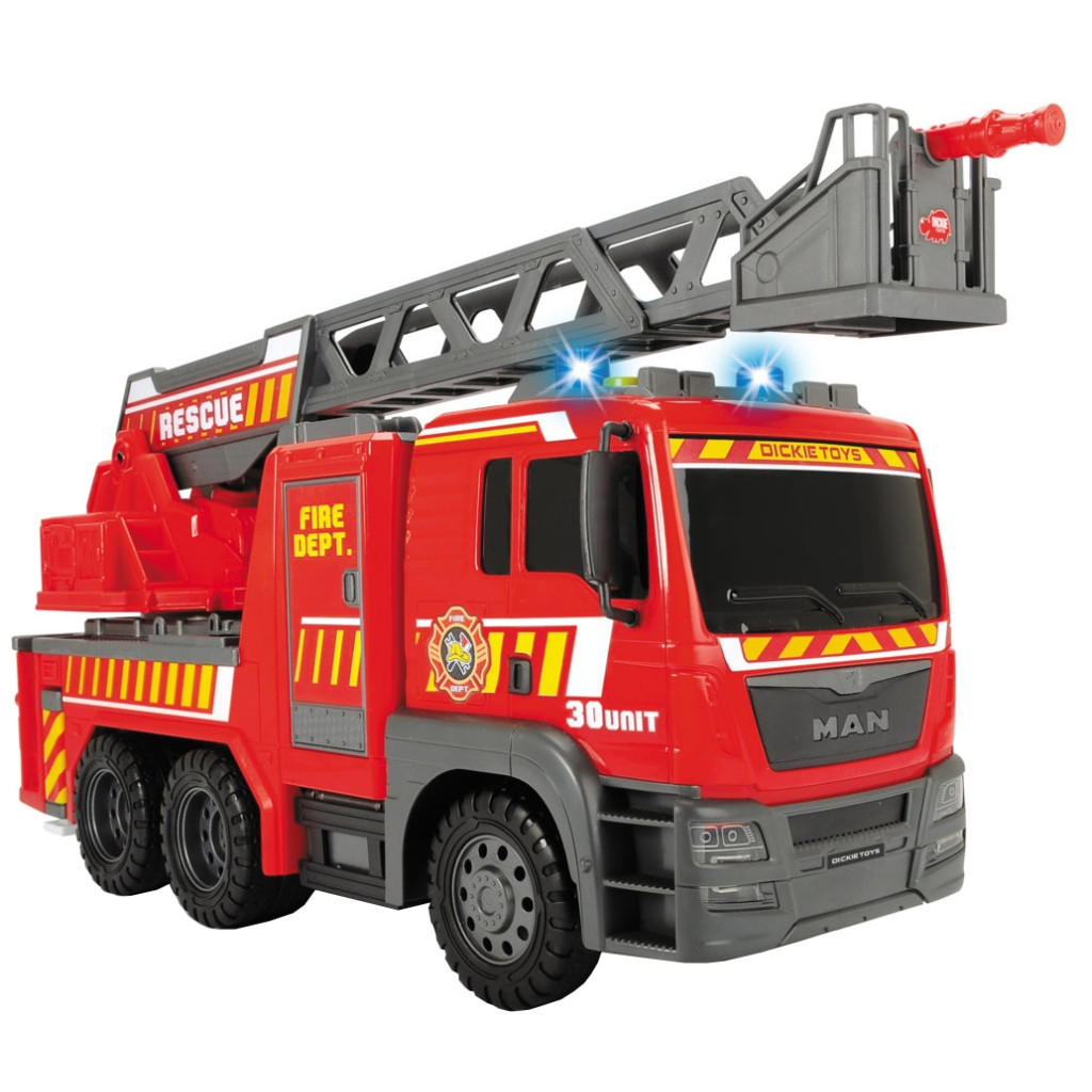 Спецтехніка Dickie Toys Пожежна машина «MAN», з драбиною (3719017) - зображення 1