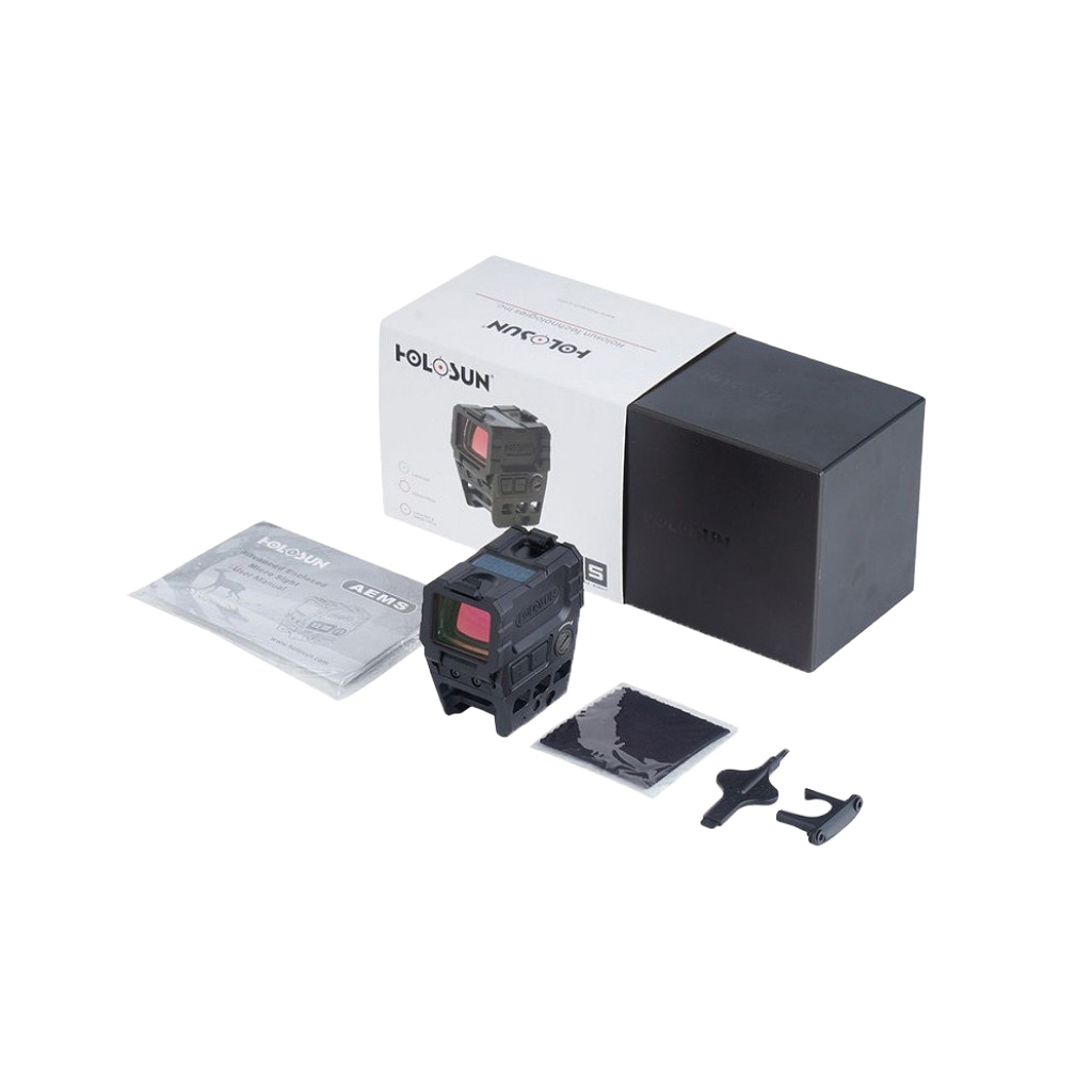 Коліматорний приціл Holosun AEMS точка 2 MOA + коло 65 МОА (Green) (AEMS GR 221301) - зображення 11