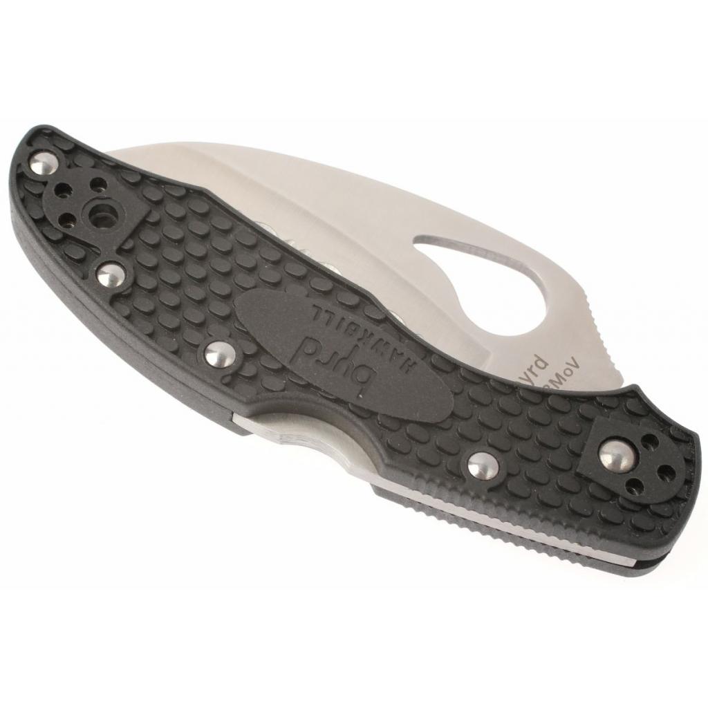 Ніж Spyderco Byrd Hawkbill, серрейтор (BY22SBK) - изображение 5