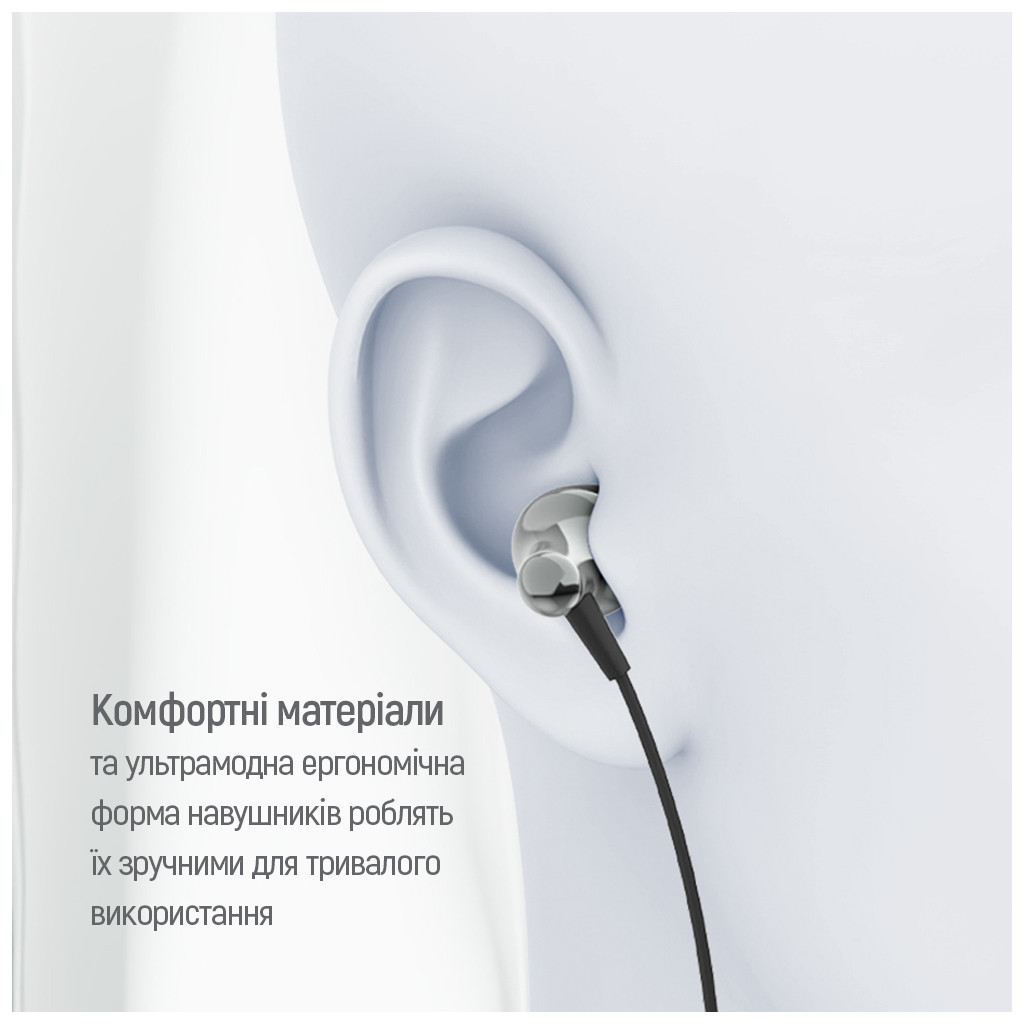 Навушники ColorWay Slim 3.5 mm Wired Earphone Blast 1 Black (CW-WD01BK) - зображення 10