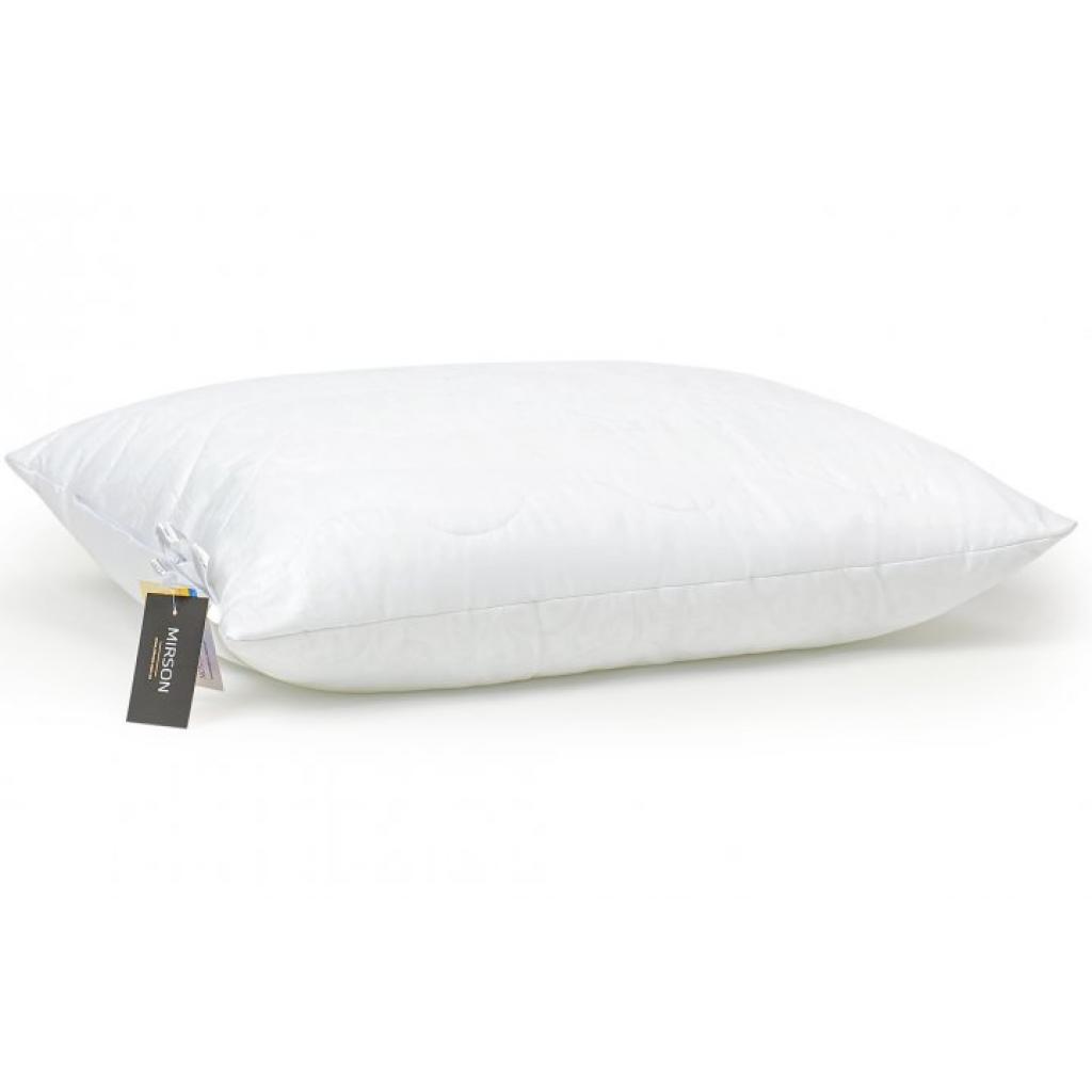 Подушка MirSon бавовняна №1624 Eco Light White Середня (2200002647335) - зображення 3
