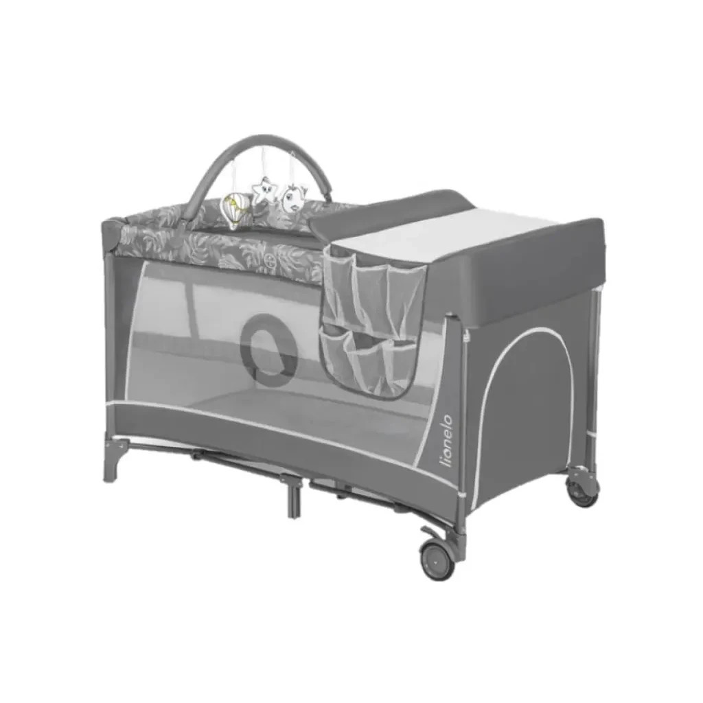 Дитячий манеж Lionelo Flower Grey Stone (LO-FLOWER GREY STONE) - изображение 1