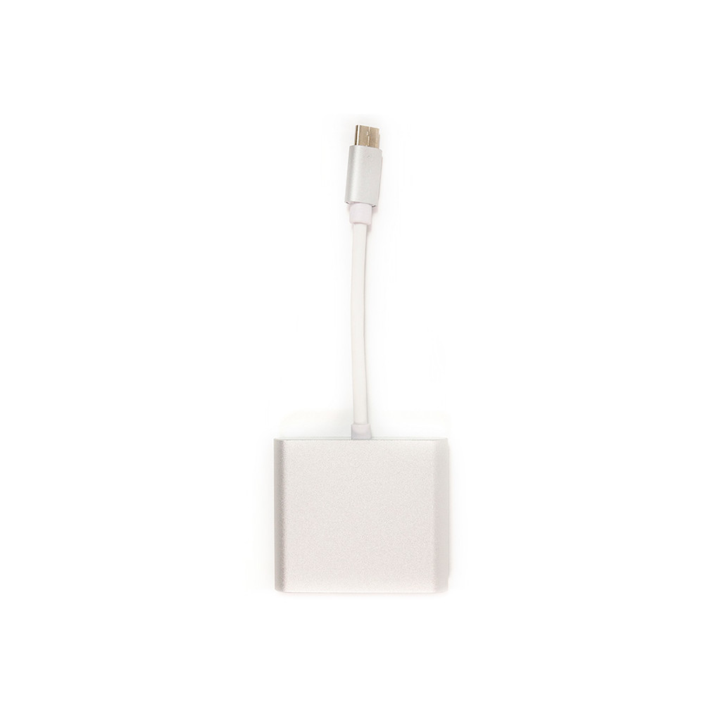 Перехідник USB C-Type - HDMI/USB PowerPlant (KD00AS1306) - зображення 4