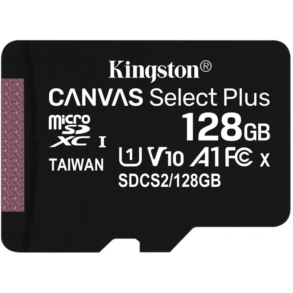 Карта пам'яті Kingston 128GB micSDXC class 10 A1 Canvas Select Plus (SDCS2/128GB) - зображення 2