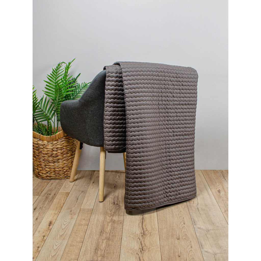 Покривало Home Line стьобане (шоколадний) 210х240 (181958) - зображення 2