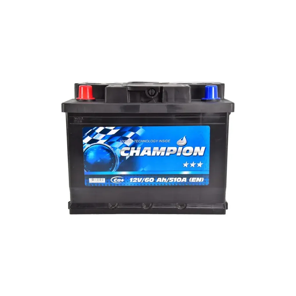 Акумулятор автомобільний Champion Black 60 Ah/12V (CHB60-1S) - зображення 1