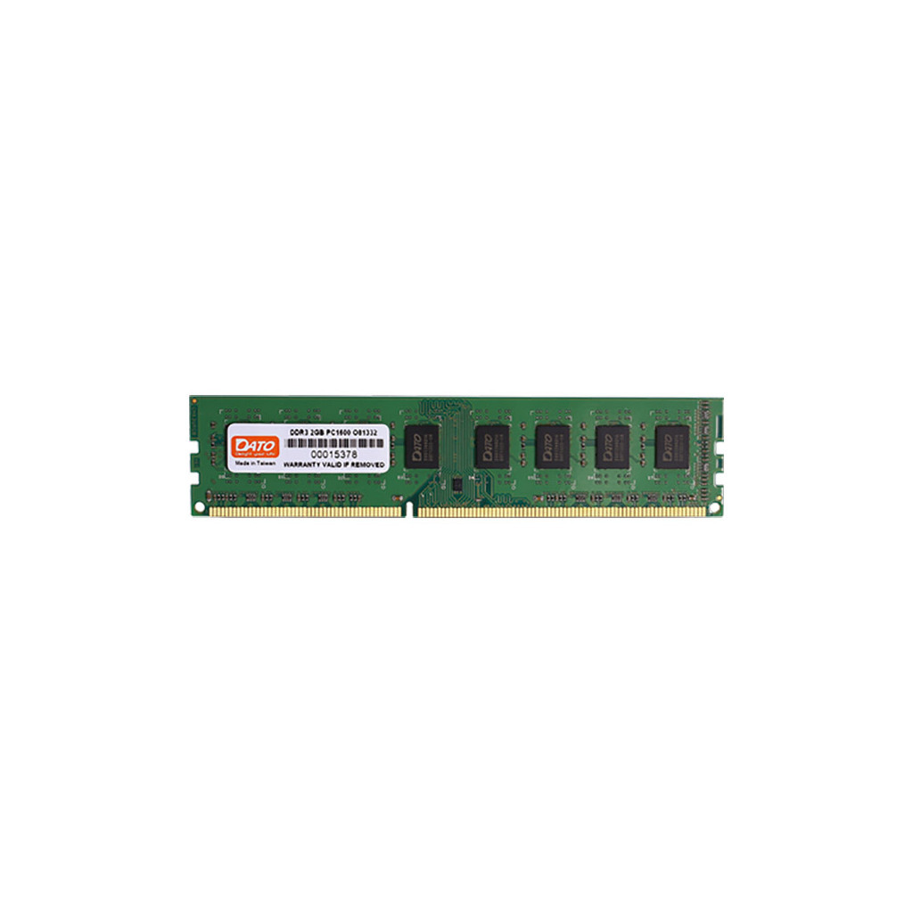 Модуль пам'яті для комп'ютера DDR3 4GB 1600 MHz Dato (DT4G3DLDND16) - зображення 1