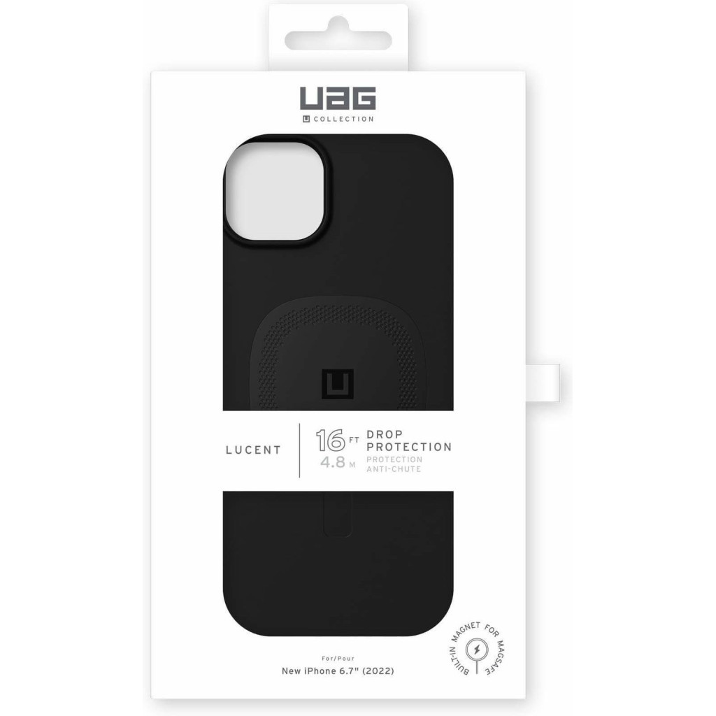 Чохол до мобільного телефона UAG [U] Apple iPhone 14 Plus Lucent 2.0 Magsafe, Black (114077314040) - зображення 12