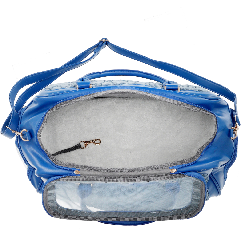 Переноска для тварин MISOKO&CO 45x20x30 см синя (YIWUMSK70153) - зображення 5